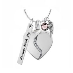 Broken Hearted Ash Urn - Love Charms™ Option