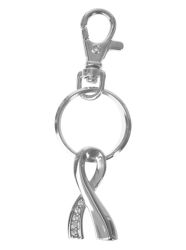 Cancer Ribbon Key Chain Keepsake Urn 
