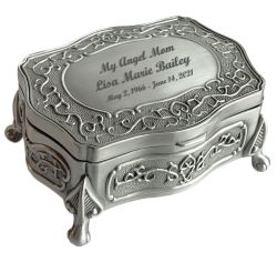 Memorial Decorative Chest Keepsake Urn