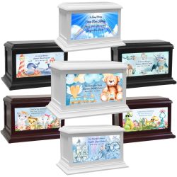 Children Toys, Baby Animals, The Sea & Dinosaurs Wood Keep The Memory® Cremation Urn