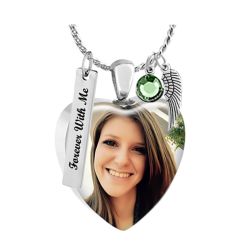 Stainless steel urn jewelry top