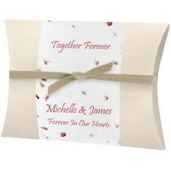 Rose Peaceful Pillow® Companion Water Burial Urn - Biodegradable Burial At Sea For Two Urn - Wide River Urn