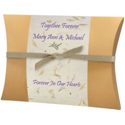 Sand Castle Peaceful Pillow® Companion Water Burial Urn - Biodegradable Burial At Sea For Two Urn - Wide River Urn