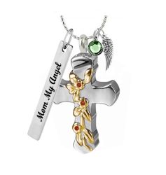 Mom Cremation Jewelry Urn - Love Charms Option