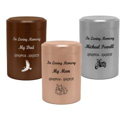 Sturdy Cylinder Mini Urns
