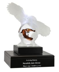 Eagle Spirit Cremation Wood Urn