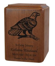 Eagle Engraved Urn