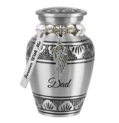 Eternity Pewter Keepsake Urn - Love Charms Option