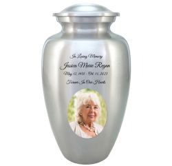 Eternal Love Photo Cremation Urn Adult Picture Urn - Tribute Wreath™ - Pro Personalization - Burial Vault Option