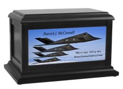 Nighthawk Stealth Fighter Cremation Urn