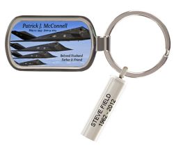 Nighthawk Stealth Fighter Keychain Urn