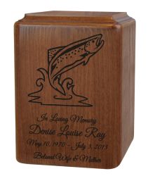 Big Trout Fishing Urn