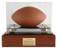 Football Case Memorial Urn - AUTOGRAPH FOOTBALL