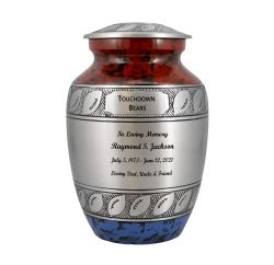 Football Red White & Blue Medium Urn