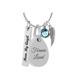 Forever Loved Teardrop Pendant Urn - Love Charms Option