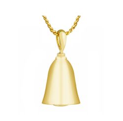 Love Bell 14KT Gold Cremation Jewelry Urn - SHIPS NOW