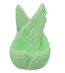 Green Angel Wings Keepsake Urn
