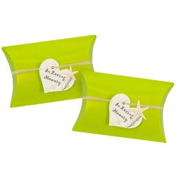 Starfish Lemon Lime Miniature Peaceful Pillow® Urn - Set of 2