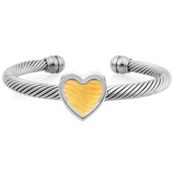 Twist Golden Heart Bracelet Urn