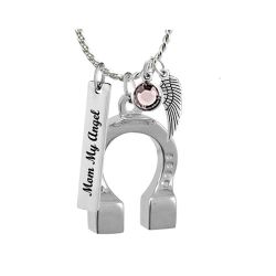 Horse Shoe Ash Pendant Urn - Love Charms Option