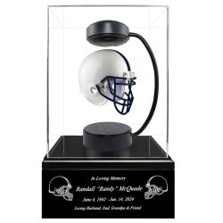 Football Adult or Medium Cremation Urn & Penn State Nittany Lions  Hover Helmet Décor - Free Engraving