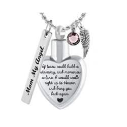 If Tears Could Build A Stairway Jewelry Pendant Urn -  Love Charms® Option