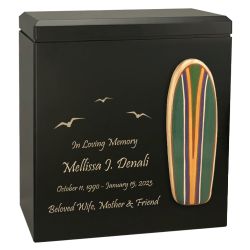 Island Paddle Board Wood Cremation Urn