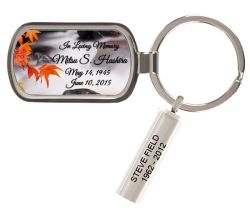 Japanese Maple Leaves Keychain Urn