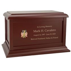 K9 Service Dog Birch Cremation Urn - Adult Wood Urn