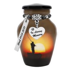 Lake Fishing Mini Urn - Love Charms™ Option