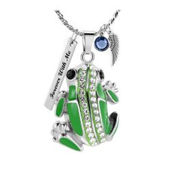 Green Frog Ash Urn - Love Charms™ Option
