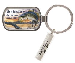 Large Mouth Bass Keychain Urn