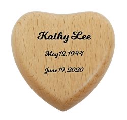 Heart Cherry Craftsmen Keepsake Urn
