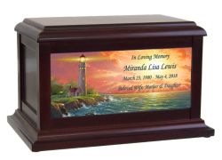 Lighthouse Sunrise Urn by Abraham Hunter