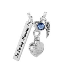 Little Charmer© Always Silver Ash Urn - Love Charms Option