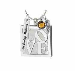 LOVE Pendant Urn - Love Charms Option