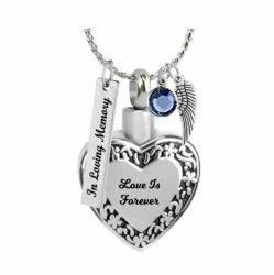 Loving Heart Keepsake Pendant - Love Charms Option