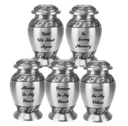 Leaves Of Peace Pewter Keepsake Urn