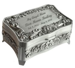 Memorial Flower Chest Keepsake Urn