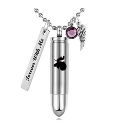 Semi Truck Bullet Pendant Urn - Love Charms Option