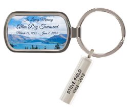Mountain Lake Keychain Urn