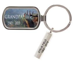 Mourning Song Elk Keychain Urn