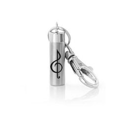 Custom Clef Note Cylinder Key Chain Urn 