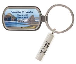 Customized Summer Beach Keychain Keepsake