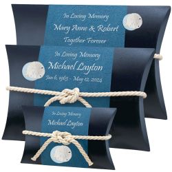 Sand Dollar Starfish Oceanic Peaceful Pillow® Water Burial Cremation Urn - Biodegradable Water Burial At Sea Urn
