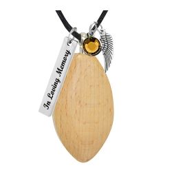 Diamond Cherry Cremation Necklace Urn - Love Charms Option