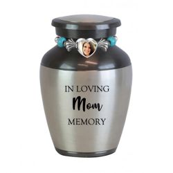 Photo Charm In Loving Memory Keepsake Urn - Everything Included