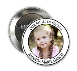 Memorial Button Pins - 10 Pack