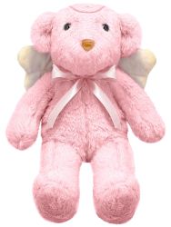 Pink Angel Teddy Bear Keepsake Urn