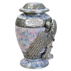 Wings of an Angel Princess Adult Urn - Pro Laser Engraving - Burial Vault Option